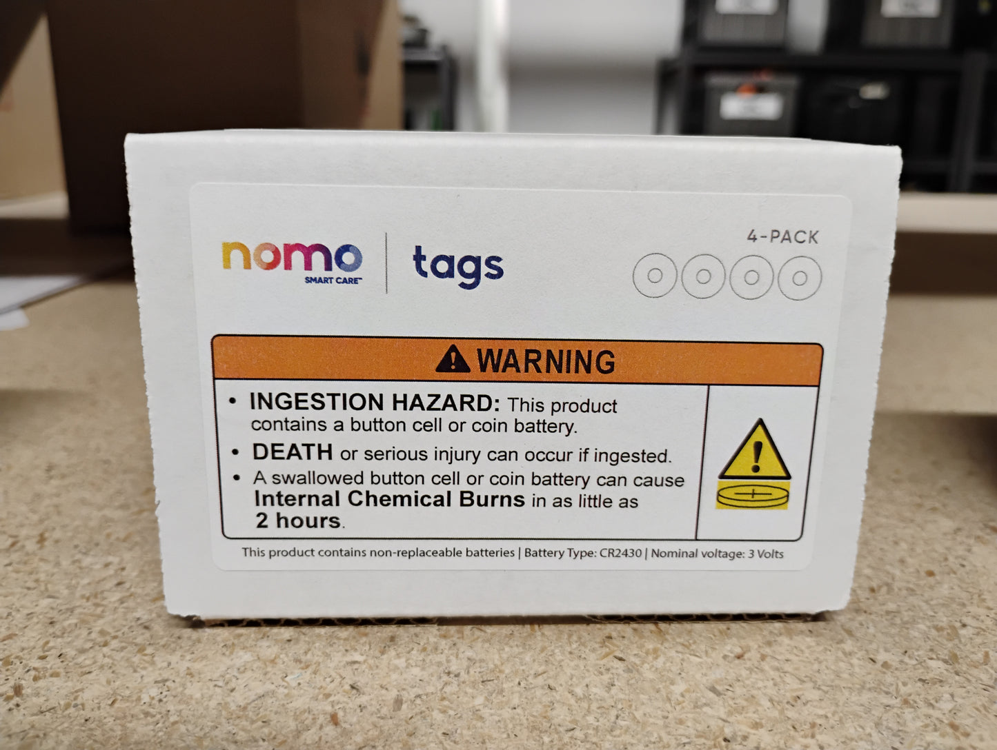 4-Pack Tags Case Pack